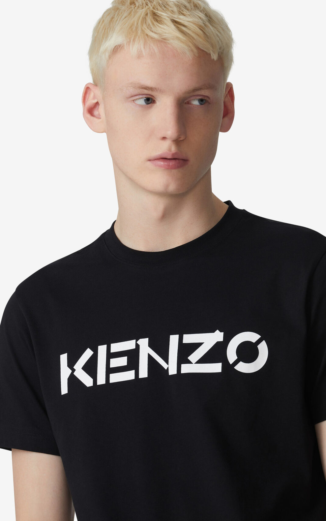 Kenzo Logo μπλουζακια ανδρικα μαυρα | GR295261